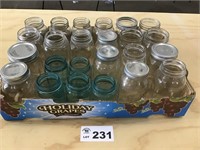 ASSORTMENT OF WIDE MOUTH & SMALL MOUTH CANNING