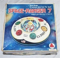 SPACE-RANGER 7 TIN / PLASTIC BATTERY OPERATED TOY