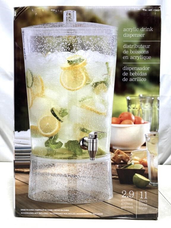 Acrylic Drink Dispenser