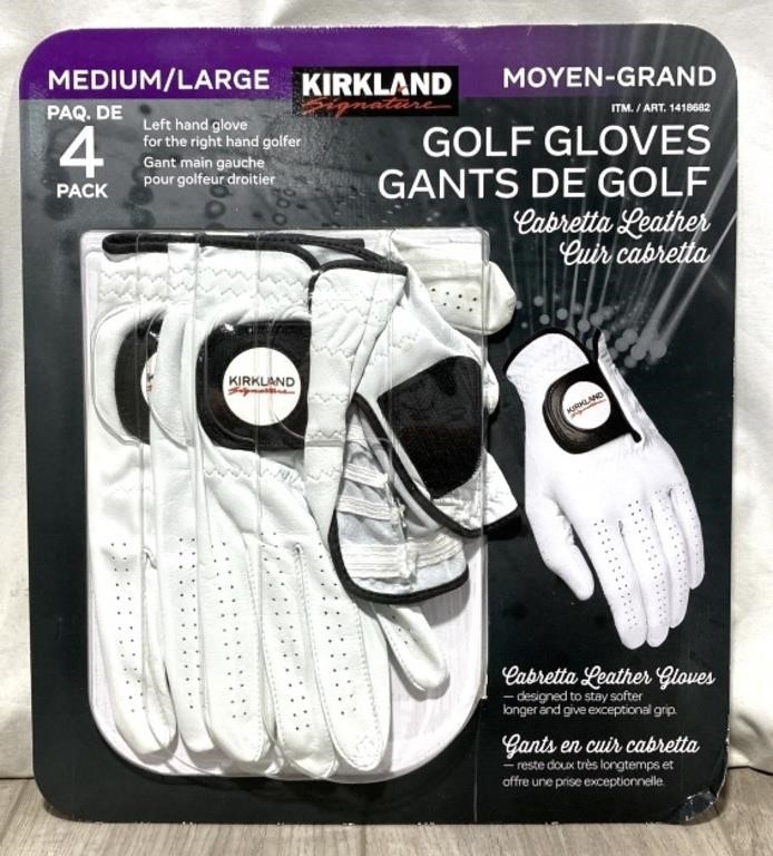 Signature Left Hand Golf Glove Medium/large