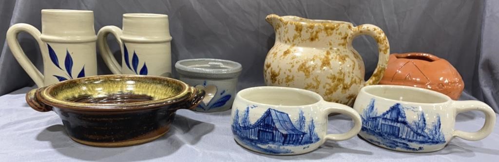 Williamsburg Pottery, Rowe & P Storie Pottery