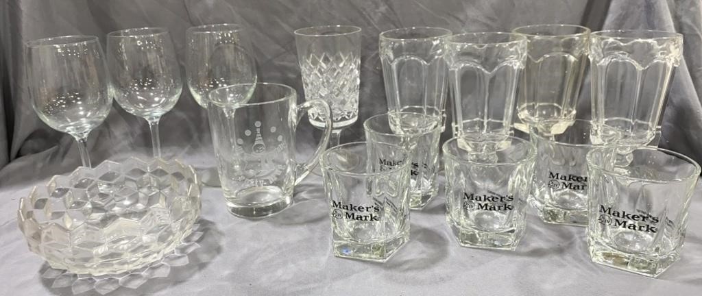 Makers Mark Bourbon Glasses