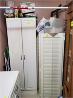 ART SUPPLY CABINET AND CONTENTS, GROUP LOT,