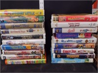 Mixed Kid's VHS Tape Movies Lot