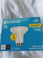 Eco smart 2pk 75w LED bulbs(new)
