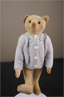 Antique Jointed Mohair Teddy Bear 10" Tall