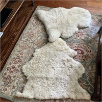 Sheepskin Throw Rugs