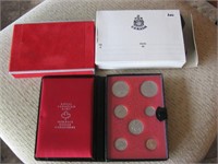 1971 Canadian 7 Coin Set with Case & Box
