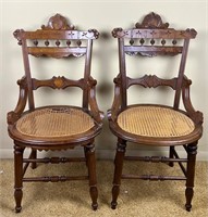 2 ANTIQUE EASTLAKE CHAIRS