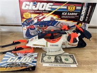 Vintage GI Joe cobra Ice Sabre toy HAS Damage see
