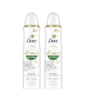 2 Pack Dove Ultimate Dry Spray Antiperspirant