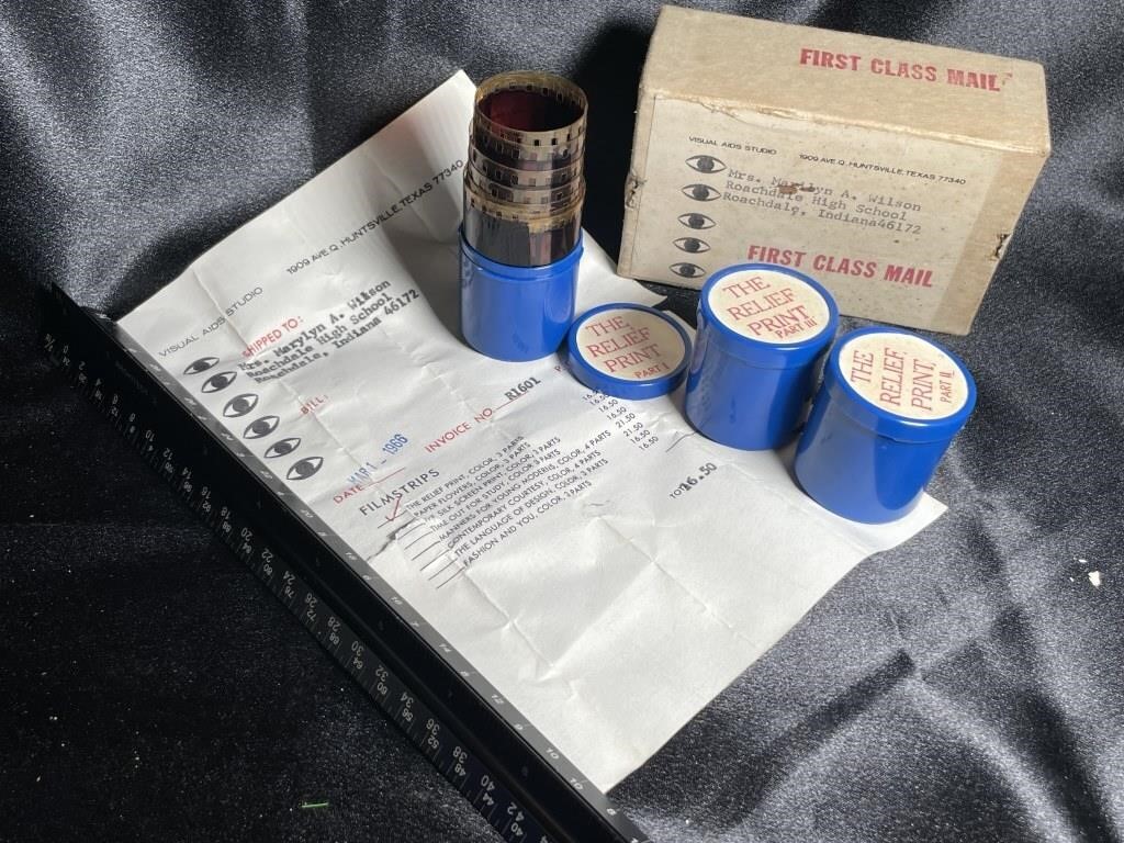 *RARE* 3 1966 Film Rolls In Original Case