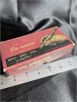 Antique Flo Master Felt Tip Pin Set