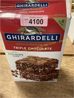 Ghirardelli triple choc brownie mix