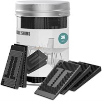 Plastic Shims for Leveling - 36 Piece Jar, Strong