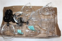 Large lot of VTG clear glass