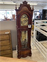 RIDGEWAY GRANDFATHER CLOCK 87" TALL W/KEYS