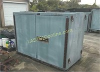 Fiberglass 2-door storage container