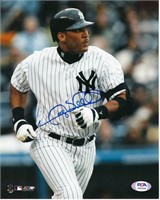 NY Yankees Gary Sheffied signed photo. PSA