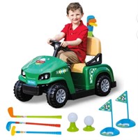 Golf Cart 6V Ride On for Toddlers, Boys and