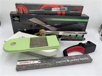 Mandoline Slicer, Thermometer, Sharpener, & More