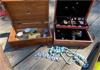 2 Jewelry Boxes & Contents