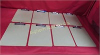 Clip Boards 9" x 12 1/2" 8pc lot