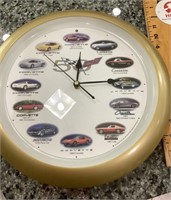 Corvette wall clock
