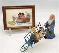 Noahs Ark Print and Figurine