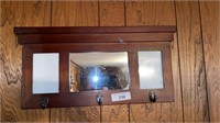 Hall Mirror Coat Rack Picture Frame 23 x 11