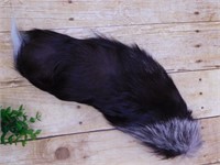 SILVER FOX TAIL TAXIDERMY