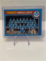 Toronto Maple Leafs 1979/80 Team Checklist NRMINT