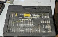 Ratcheting Screwdriver Bit & Socket Set (BS)