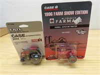 (2)New diecast Case IH tractor farm toys.