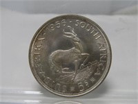 1956 SOUTH AFRICA SILVER COIN