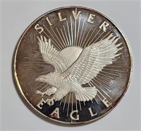 10 ozt Sunshine Mint Silver Eagle Round