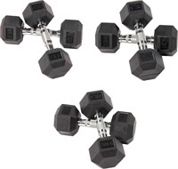 Signature Fitness Dumbbell Weight Set 10-20LB