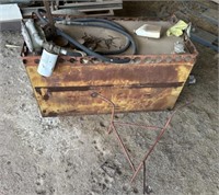 Fuel tank with hand pump and misc.