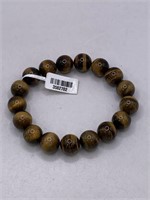 NEW TIGERS EYE STONE BEAD BRACELET