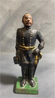 Stonewall Jackson Vintage Cast Iron Statue 7.5
