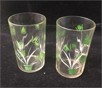 Set of 2 Retro Swanky Swig Juice Glasses