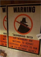 Neighborhood Watch signs