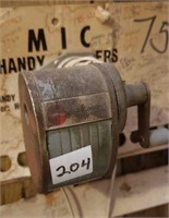 Vintage metal pencil sharpener, wall mount