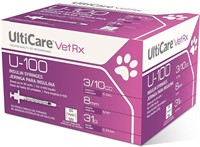 UltiCare VetRx U-100 Pet Insulin Syringes, Comfort