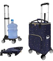 HONSHINE, FABRIC SHOPPING CART WITH SWIVEL