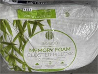 BAMBOO MEMORY FOAM CLUSTER PILLOW RETAIL $110