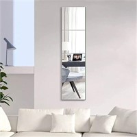 Huimei2Y 4pc Set 12" Wall Mirror for Full Length