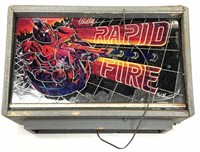 1982 Bally Mfg. Rapid Fire Pinball Backbox