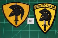 561st FBS; 561st TFS (2 Patches) USAF Military 195