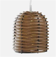 Uonlytech Rattan String Light LED Pre- lit Wicker